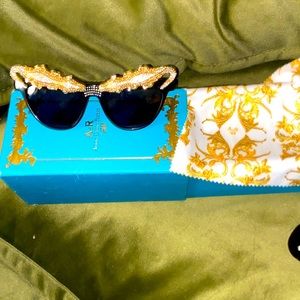 Anna Dello Russo at H&M Rhinestone Sunglasses never worn no tags